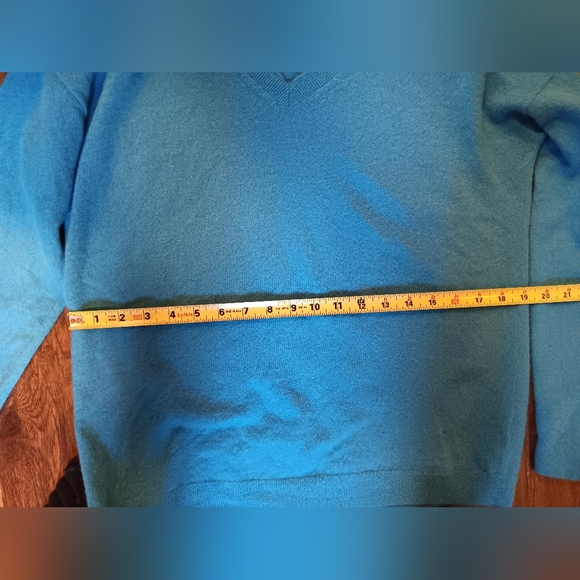 Talbots 100% Cashmere Sweater Womens Xl Blue - Picture 5 of 7
